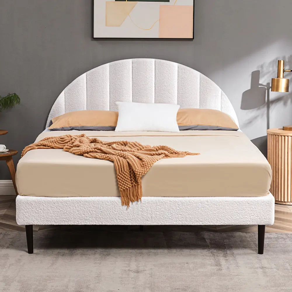 Willa Boucle Bed