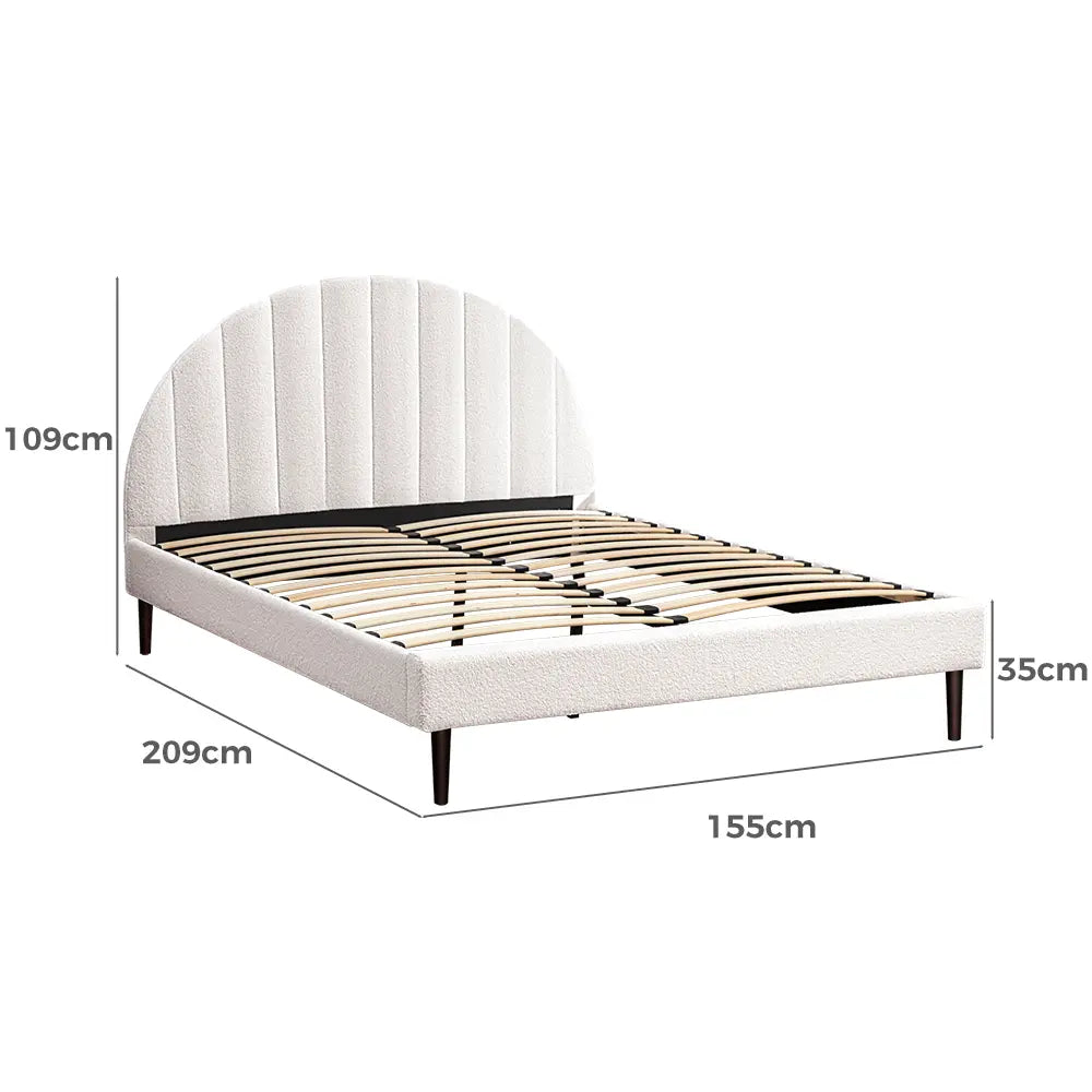 Willa Boucle Bed