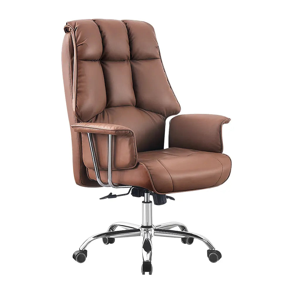 Side view of the Sarif Executive Chair showing ergonomic support and cushioning