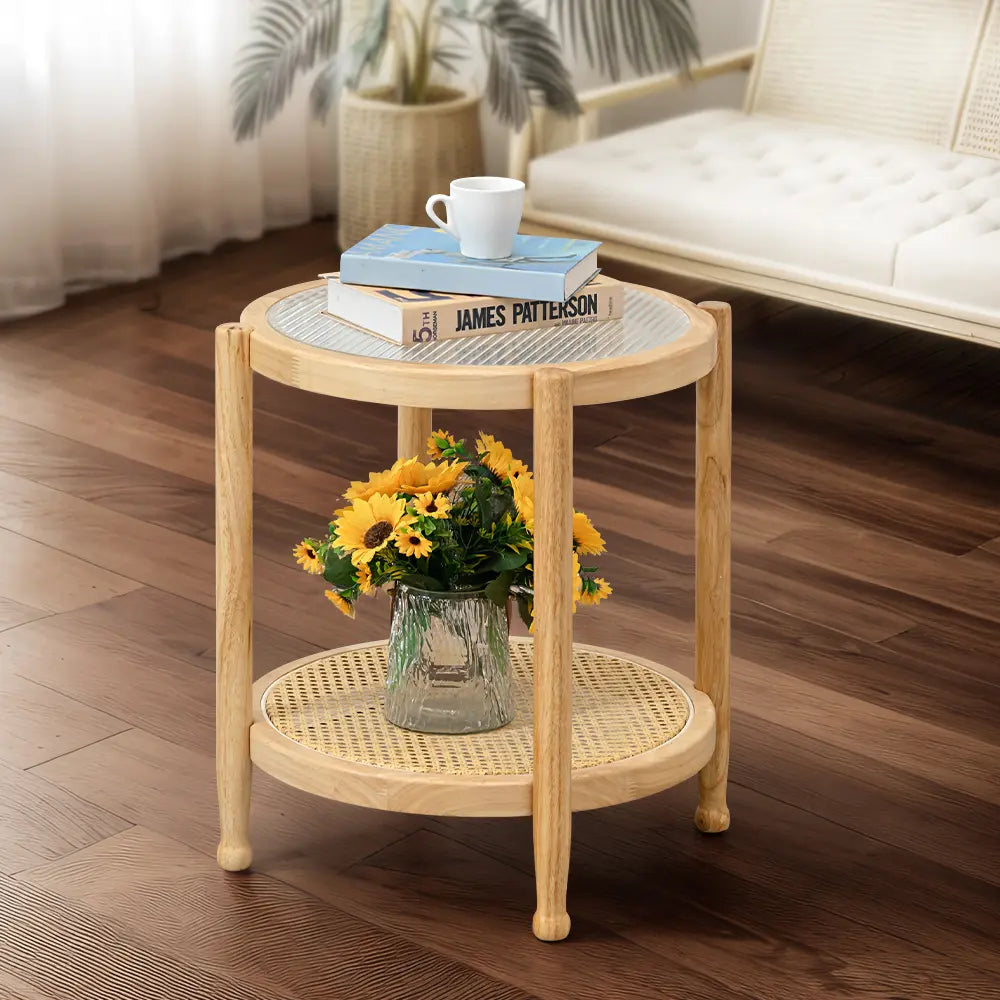 Haisley Rattan Coffee Table