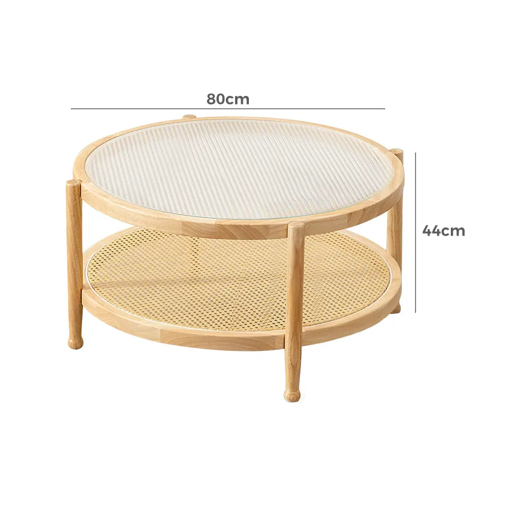 Haisley Rattan Coffee Table