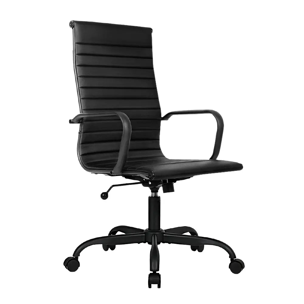 Eames Replica High-Back PU Leather Firm Feel Executive Office Chair