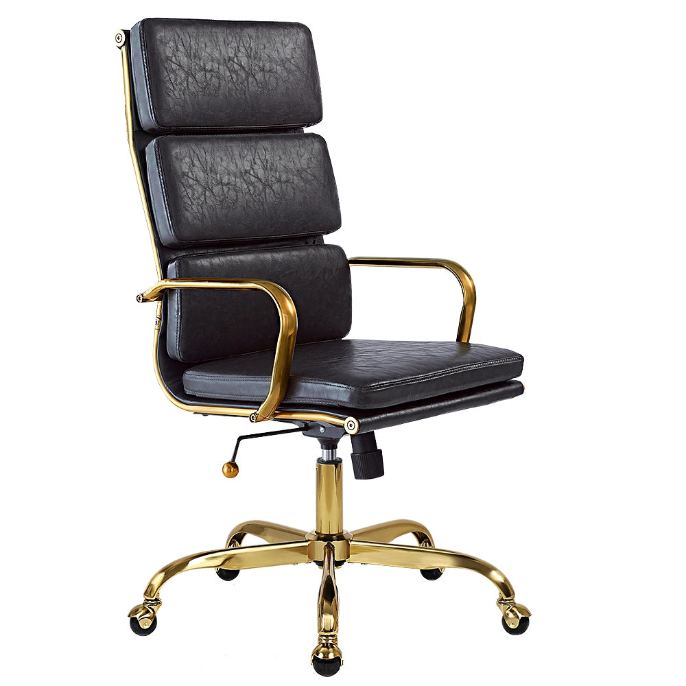 Eames Replica High-Back PU Leather Upholstered Executive Office Chair