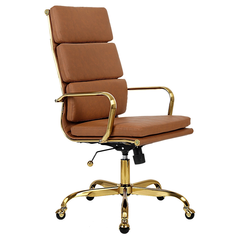 Eames Replica High-Back PU Leather Upholstered Executive Office Chair