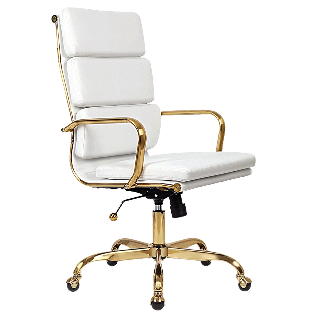 Eames Replica High-Back PU Leather Upholstered Executive Office Chair