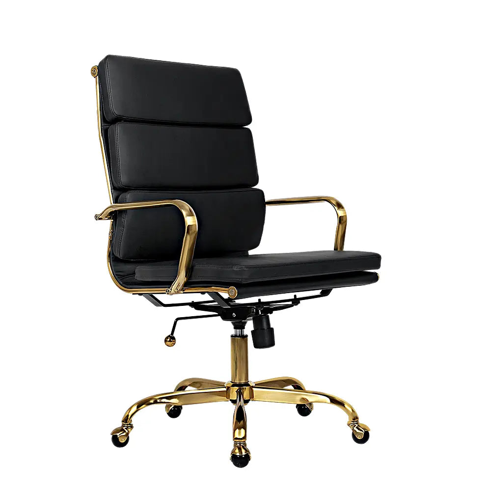 Eames Replica High-Back Extra Wide PU Leather Upholstered Executive Office Chair