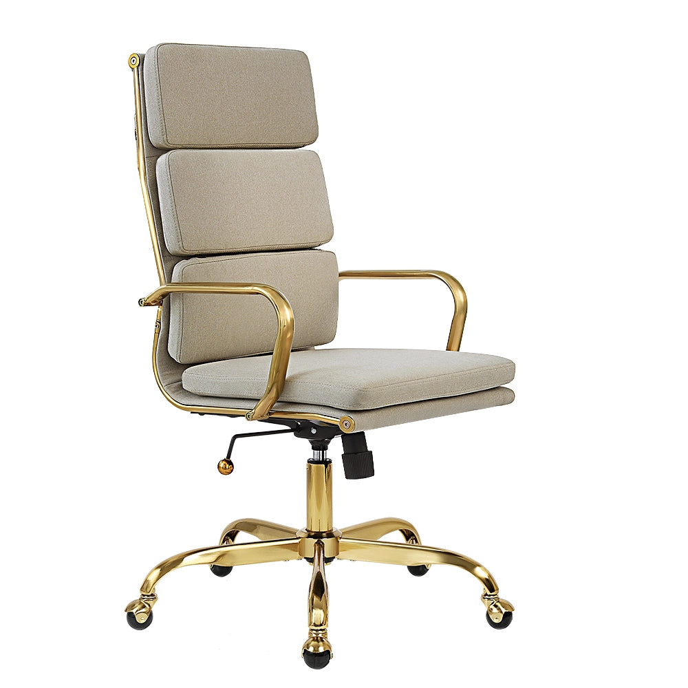 Eames Replica High-Back Fabric Upholstered Executive Office Chair