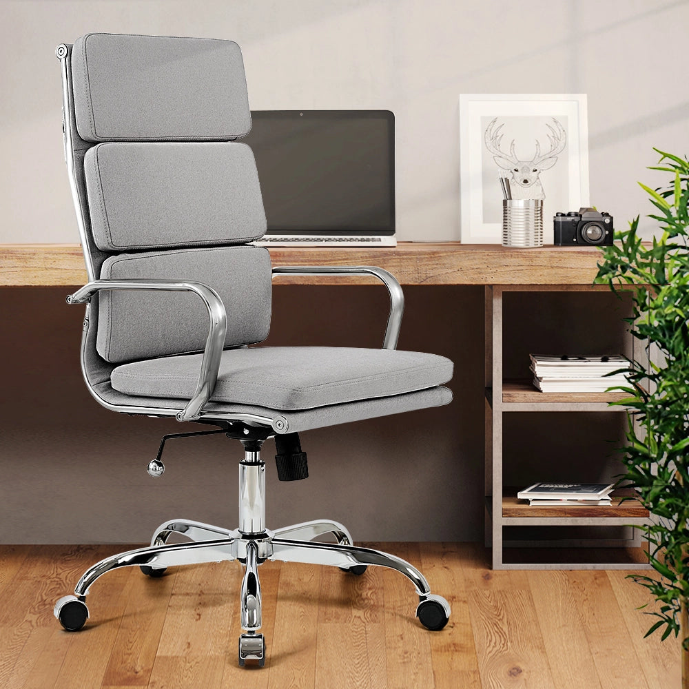 Eames Replica High-Back Fabric Upholstered Executive Office Chair