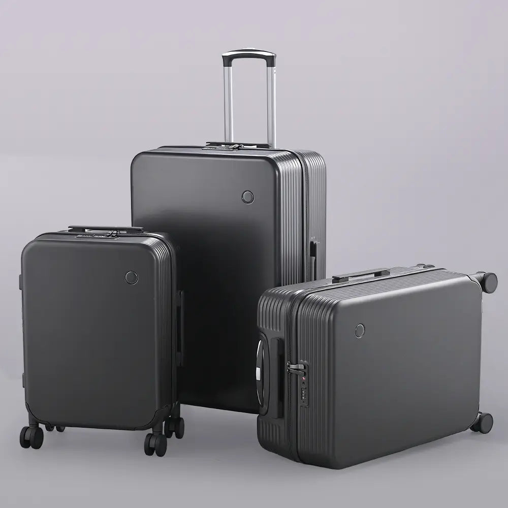 Balmain luggage set with hard-shell design and 360-degree spinner wheels