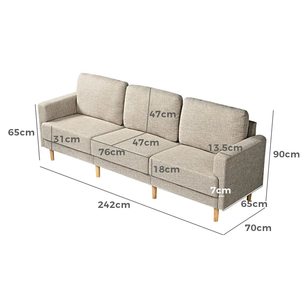 Siena 3-Seat Modular Sofa