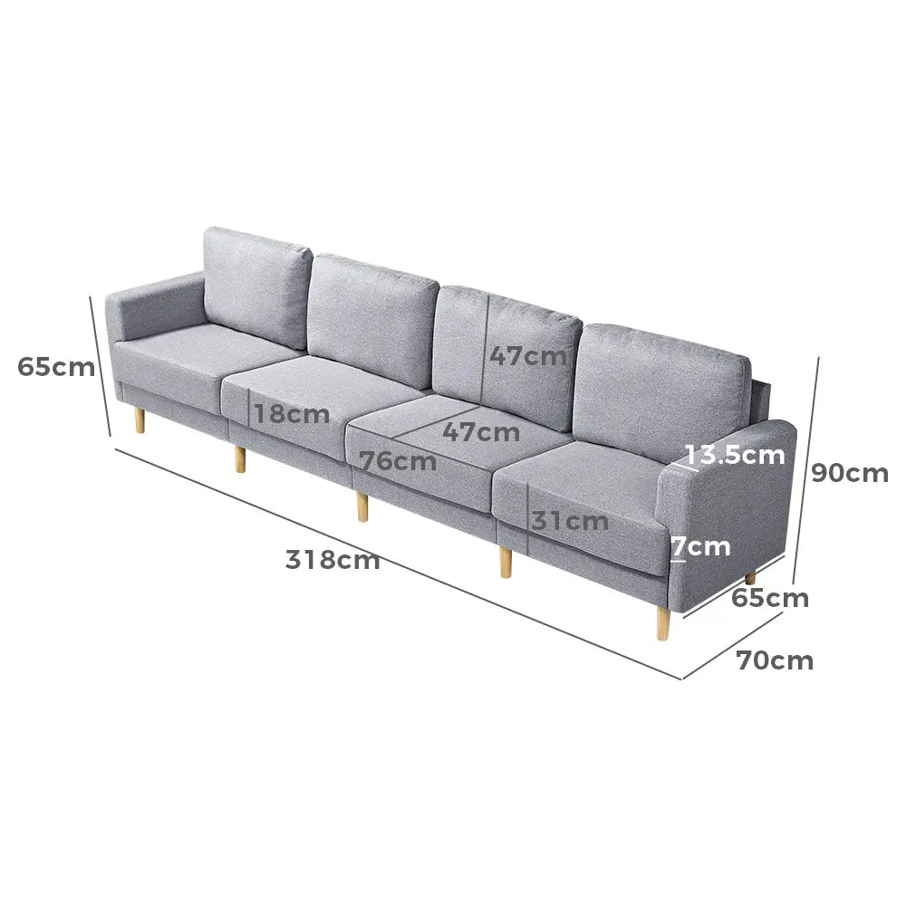 Siena 4-Seat Modular Sofa