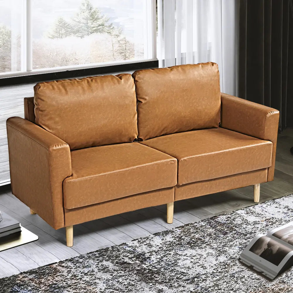 Mambo Leather 2-Seat Modular Sofa