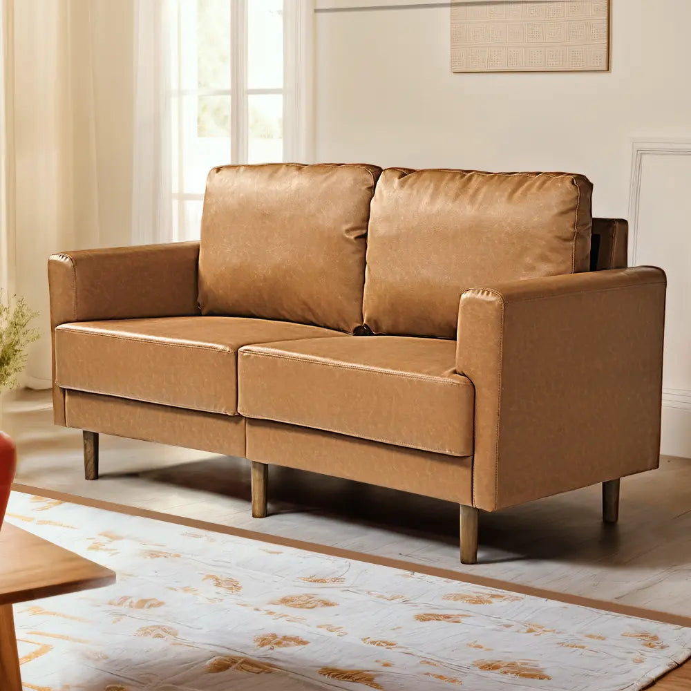 Mambo Leather 2-Seat Modular Sofa