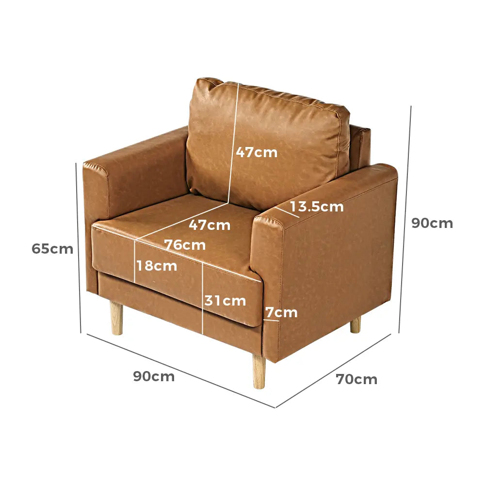 Mambo Leather Single Modular Sofa