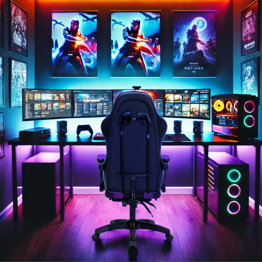 Saturn PU Leather Gaming Chair