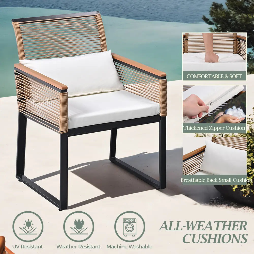 Allegra Outdoor Dining Chairs (Set of 2)