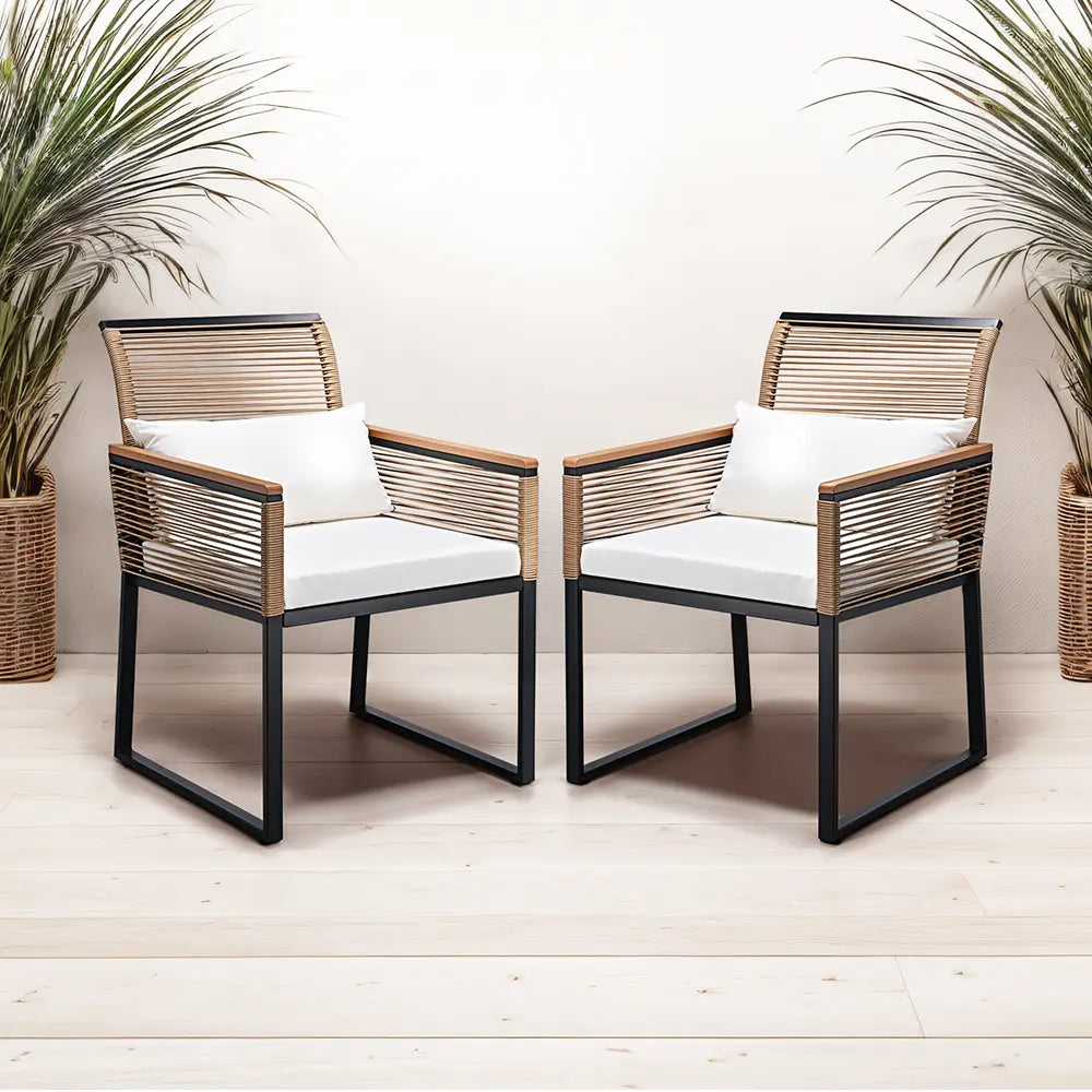 Allegra Outdoor Dining Chairs (Set of 2)