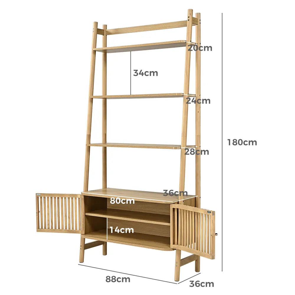 Caius 4 Tier Ladder Shelf