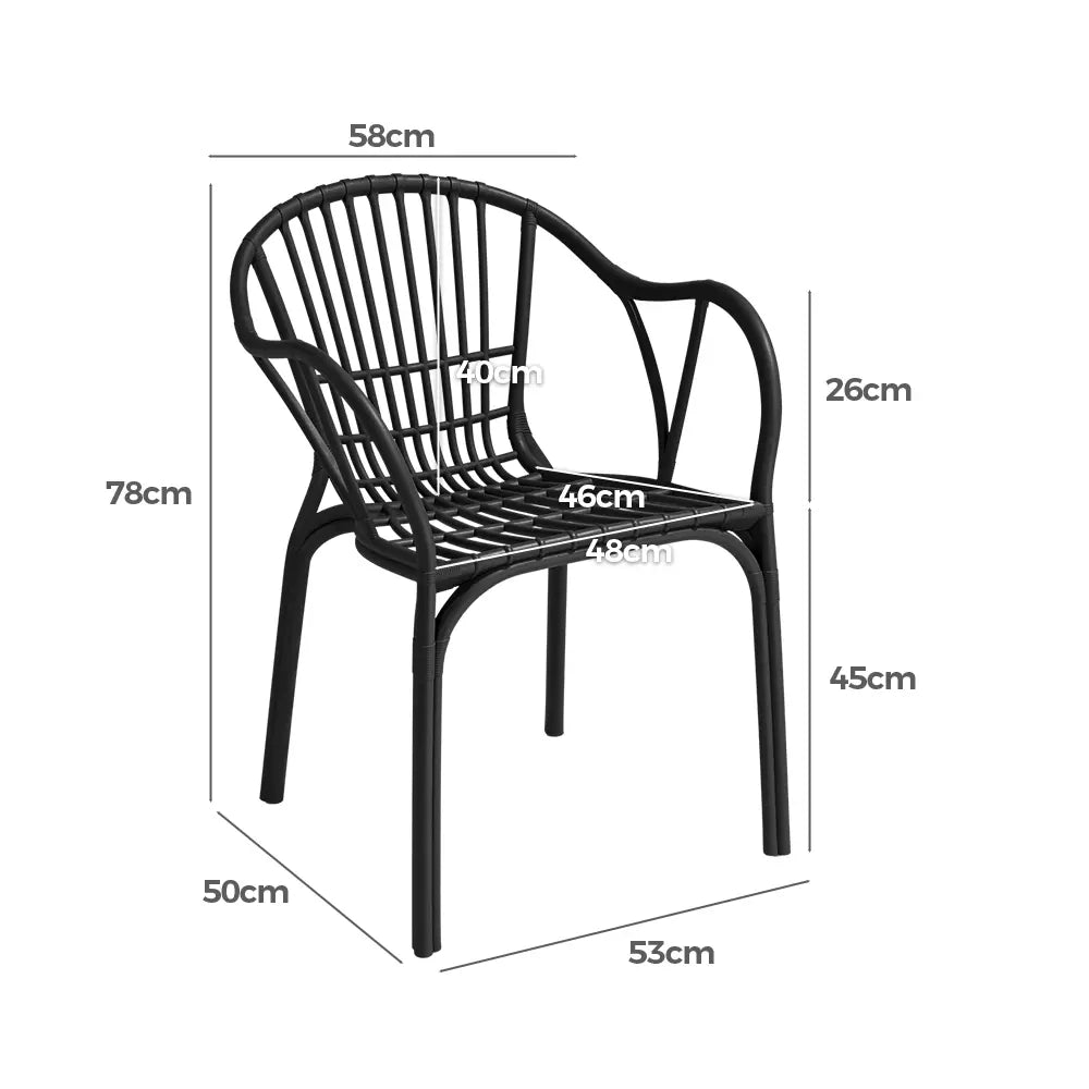 Molly Outdoor Dining Arm Chair