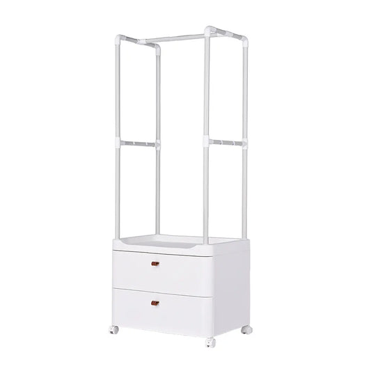 Petervon Clothing Rack with Storage Drawer