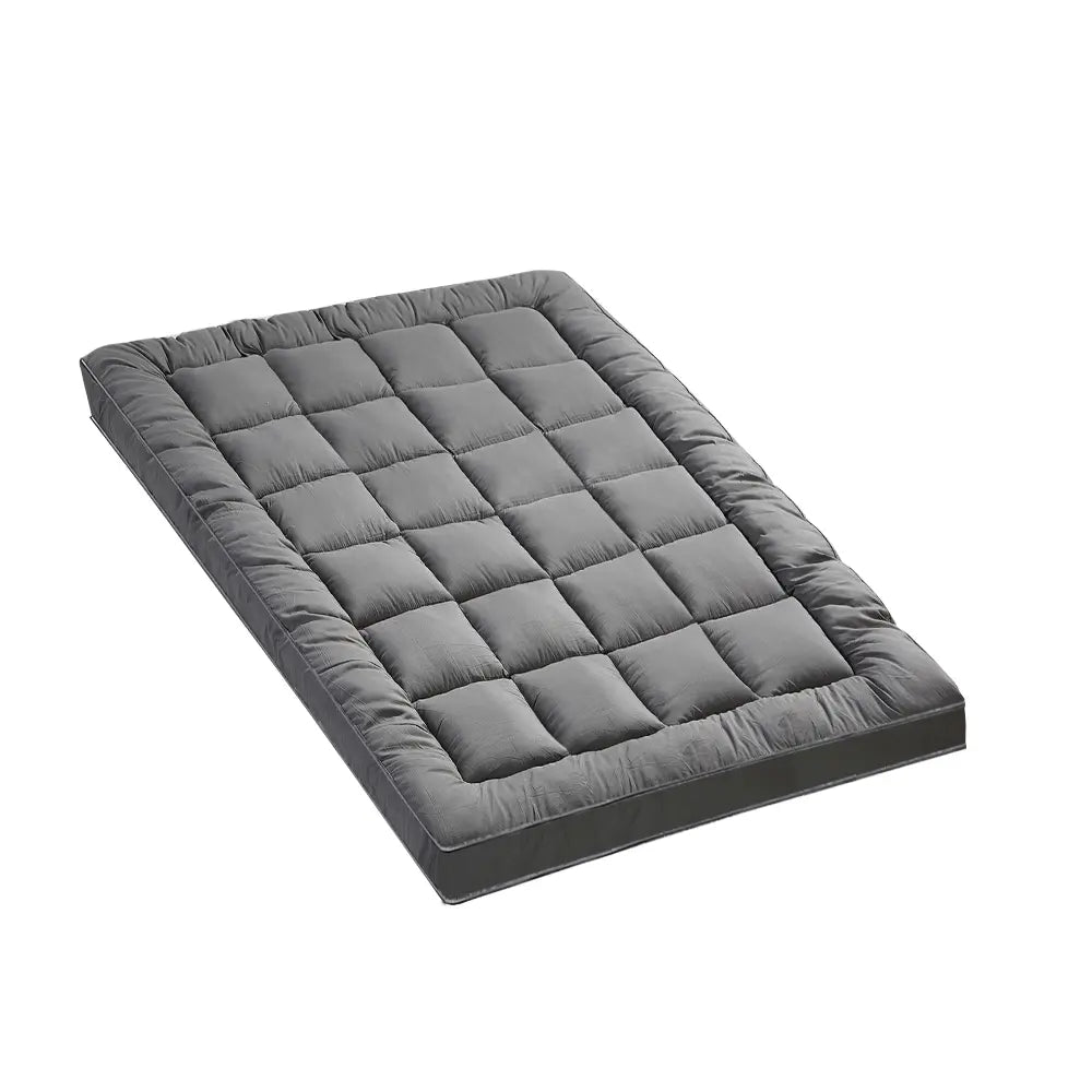 Zoilo Cotton Mattress Topper Grey