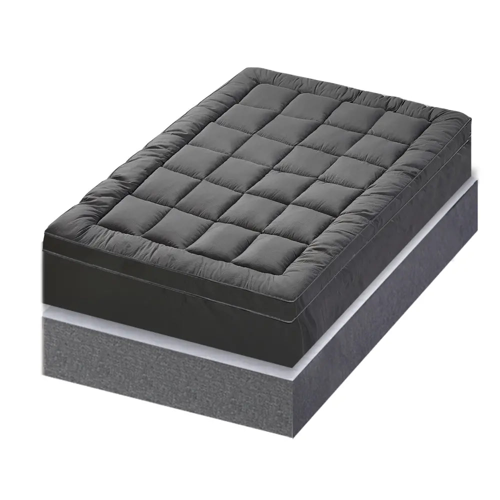 Zoilo Cotton Mattress Topper Grey