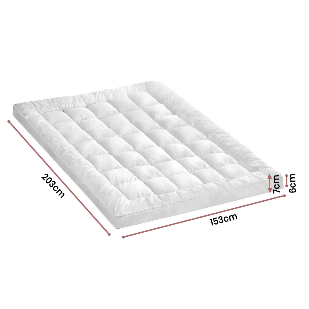 Zoilo Cotton Mattress Topper White