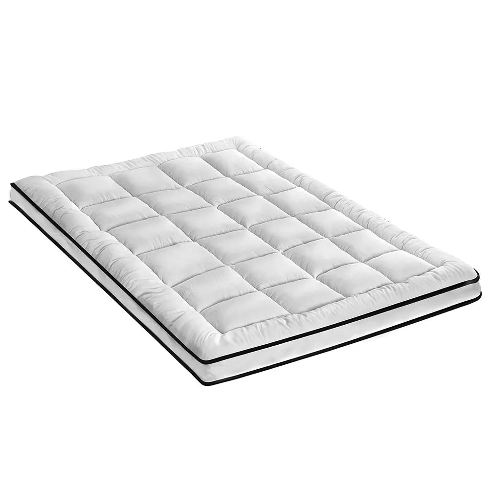 Balmori microfibre mattress topper with ultra-thick 6-7cm dual-layer filling