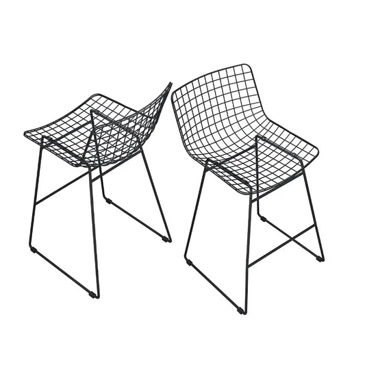 Grier Steel Bar Stool with Backrest Upgrade