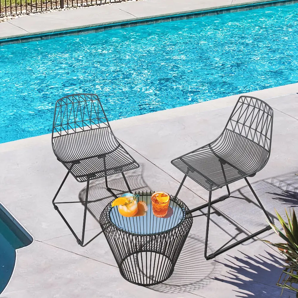 Gloster Metal Outdoor Dining Chairs