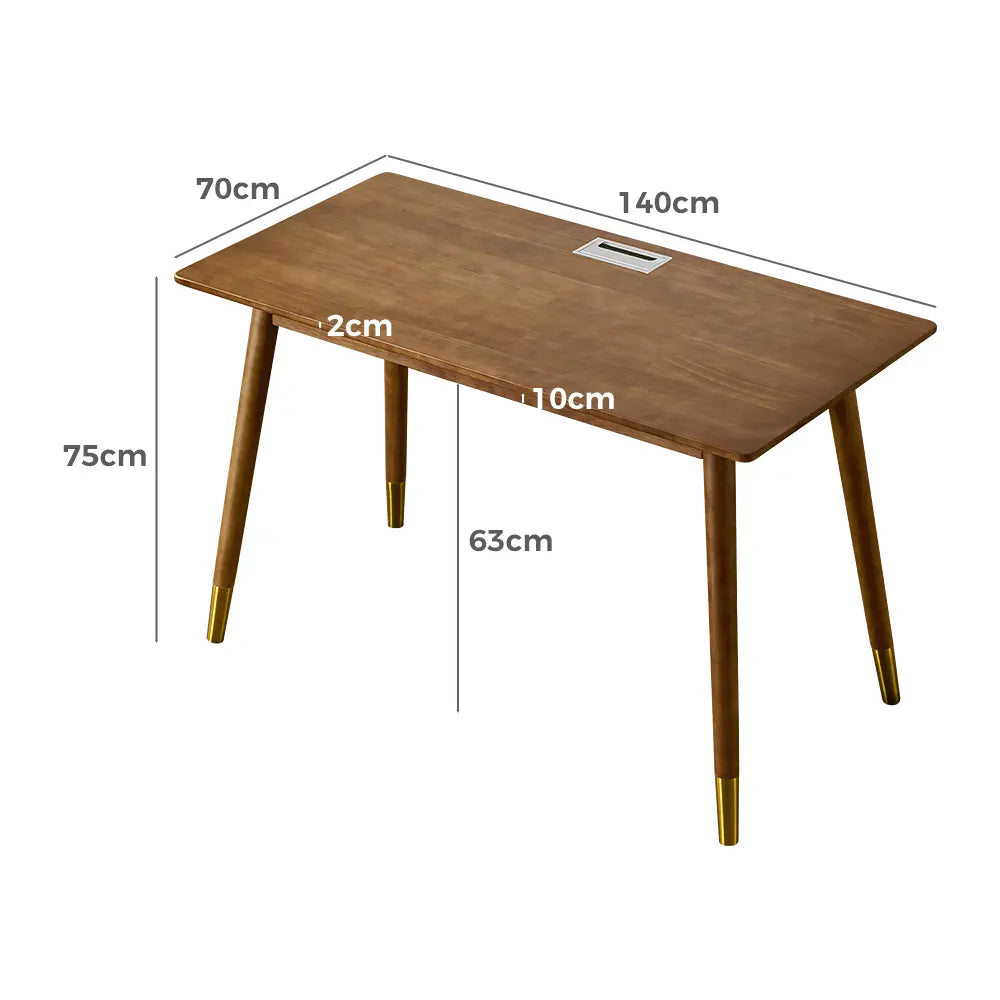 Simone Wooden Study Desk 140CM