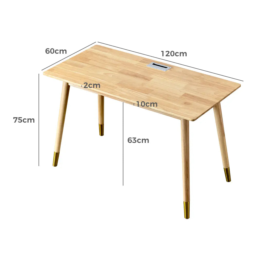 Simone Wooden Study Desk 120CM