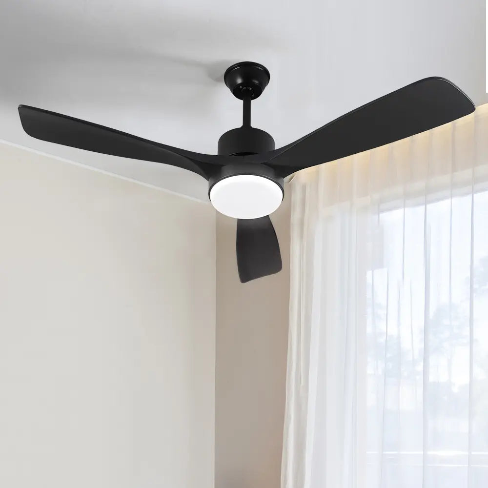 Neuron 52" Wooden Ceiling Fan with LED Light