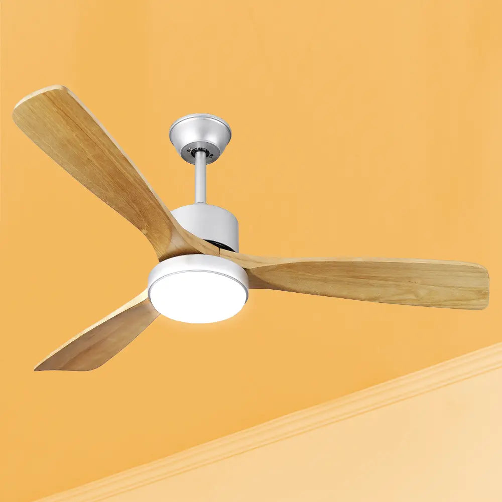 Neuron 52" Wooden Ceiling Fan with LED Light