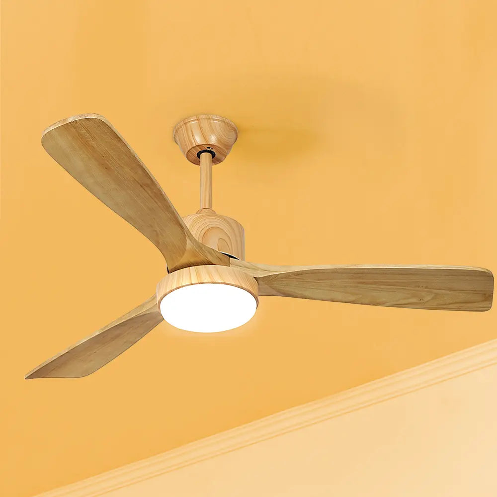 Neuron 52" Wooden Ceiling Fan with LED Light