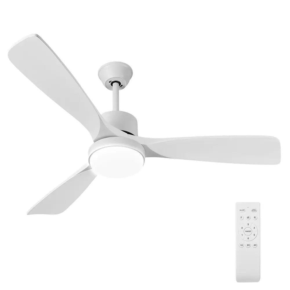 Neuron 52" Wooden Ceiling Fan with LED Light