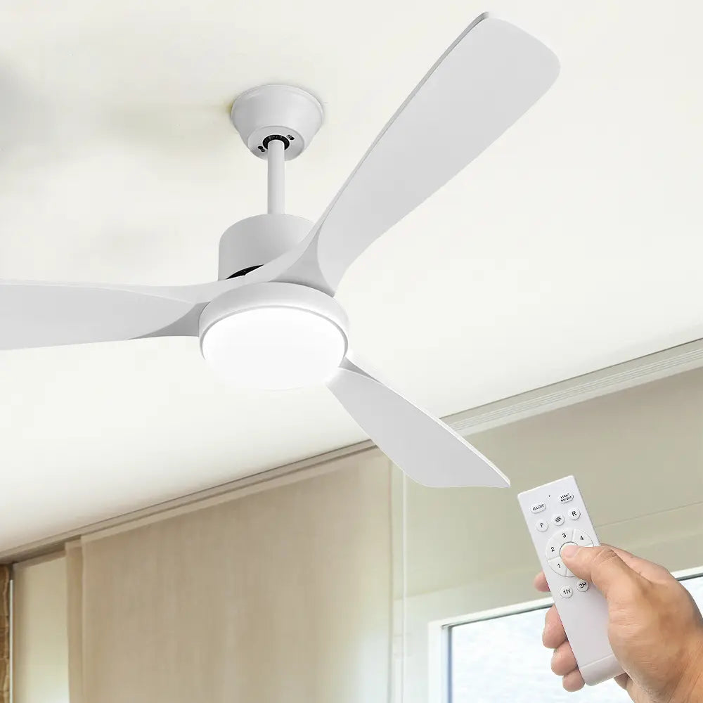 Neuron 52" Wooden Ceiling Fan with LED Light