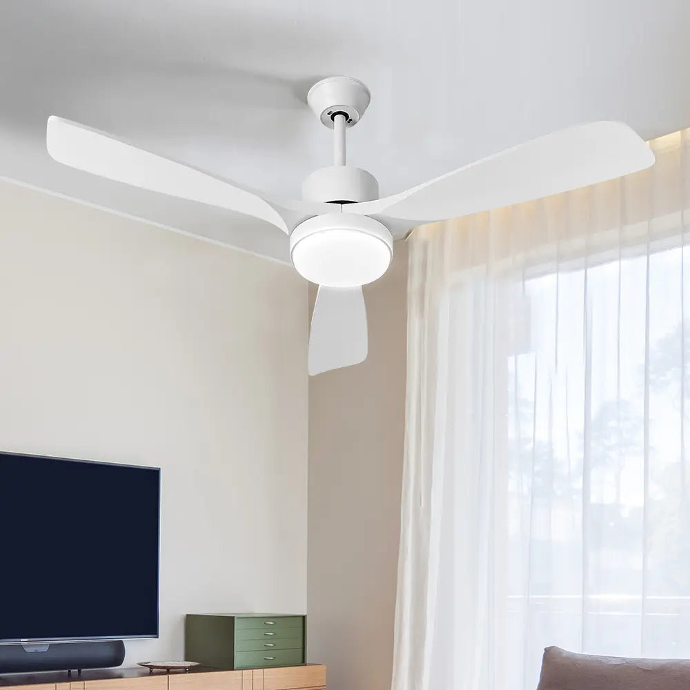 Neuron 52" Wooden Ceiling Fan with LED Light