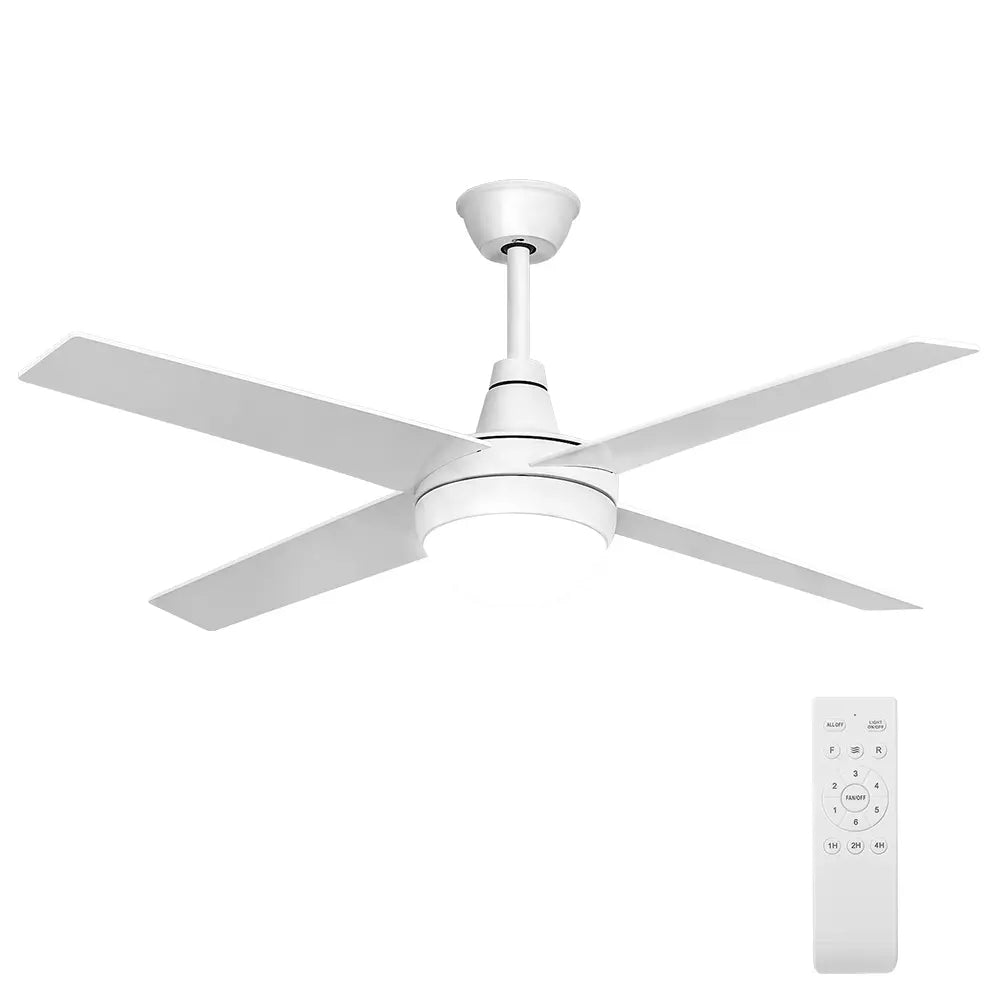 Triaire 52" Wooden Ceiling Fan with Remote Control 6 Speed