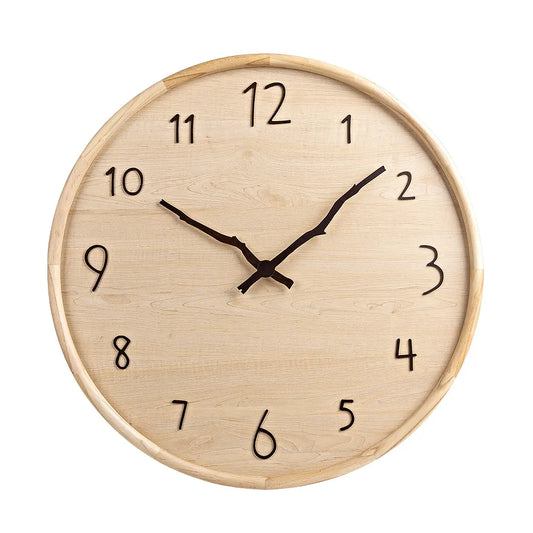 Nordic Wood Wall Clock