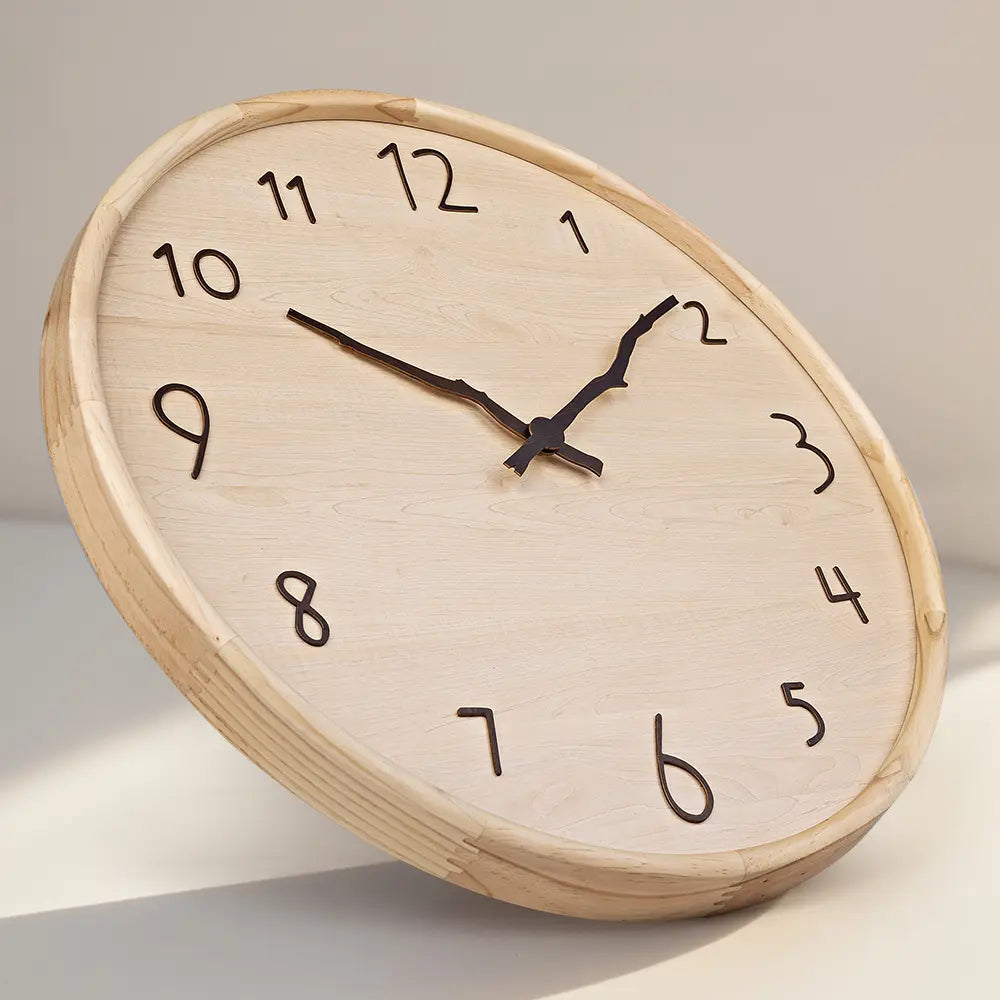 Nordic Wood Wall Clock