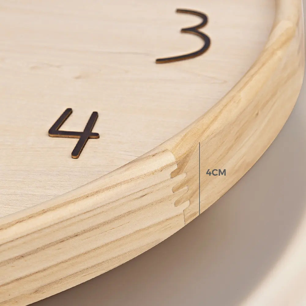 Nordic Wood Wall Clock