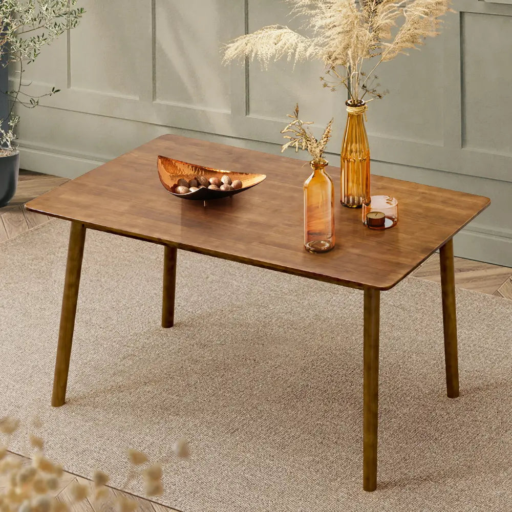 Timeless and elegant design of the Barron dining table in a minimalist setting