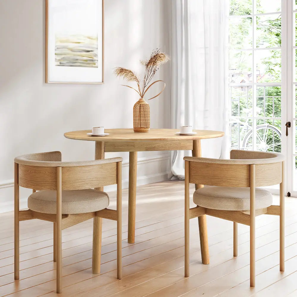 Kyoto Wooden Round Dining Table