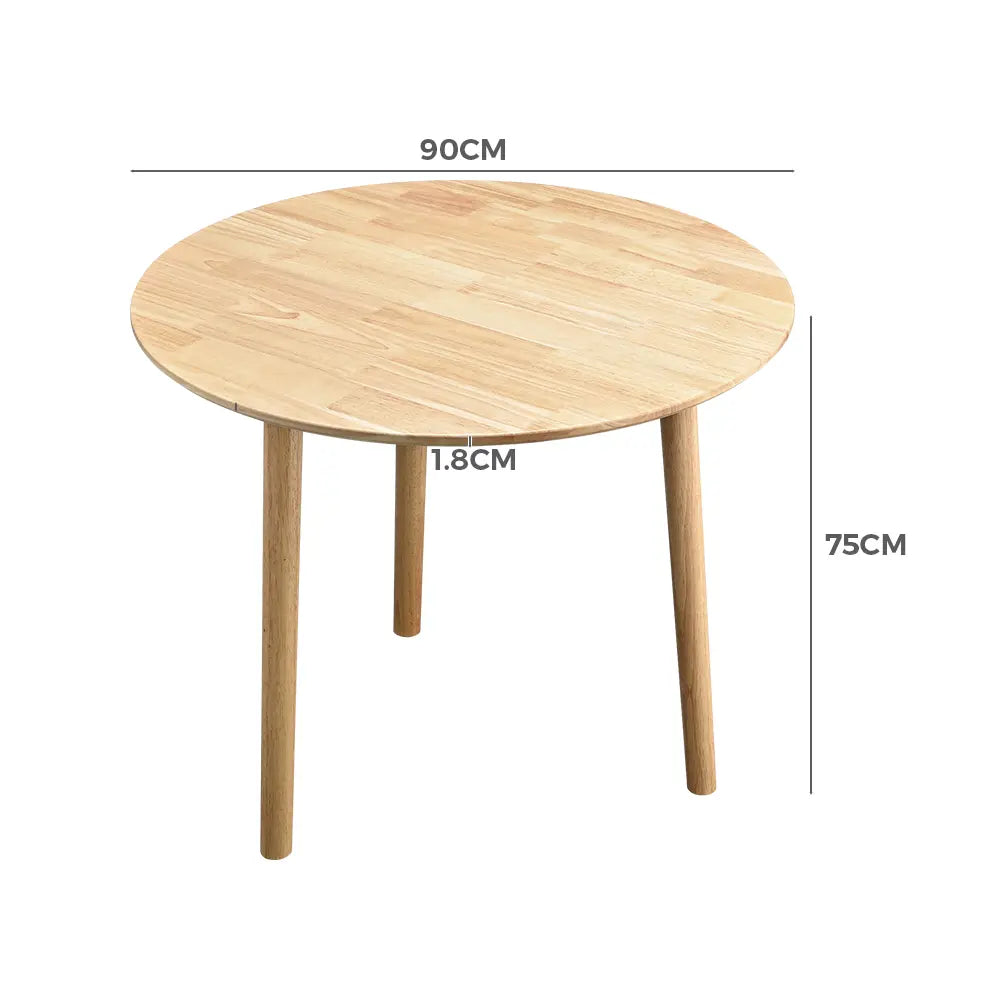 Kyoto Wooden Round Dining Table