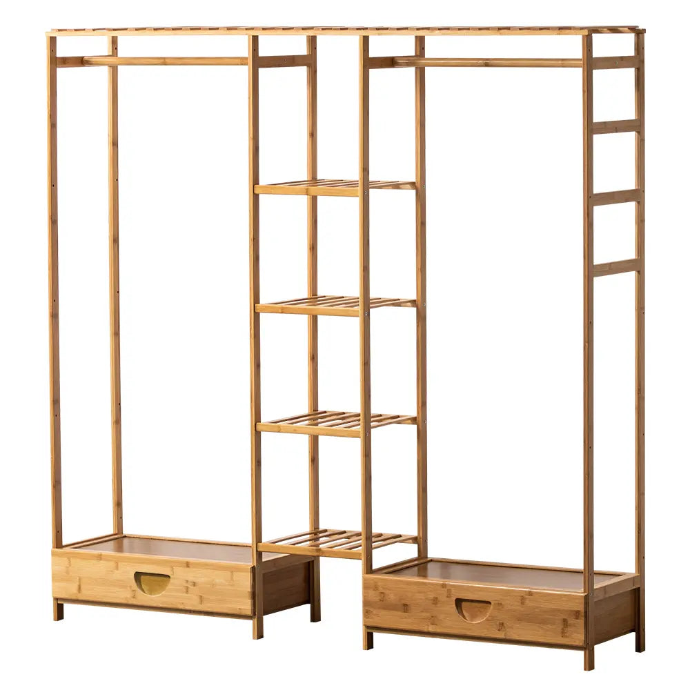 Tessa Wooden Garment Rack Oak