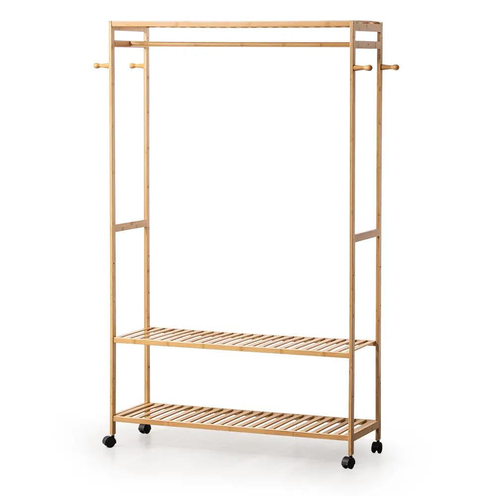 Tessa Wooden Garment Rack Oak