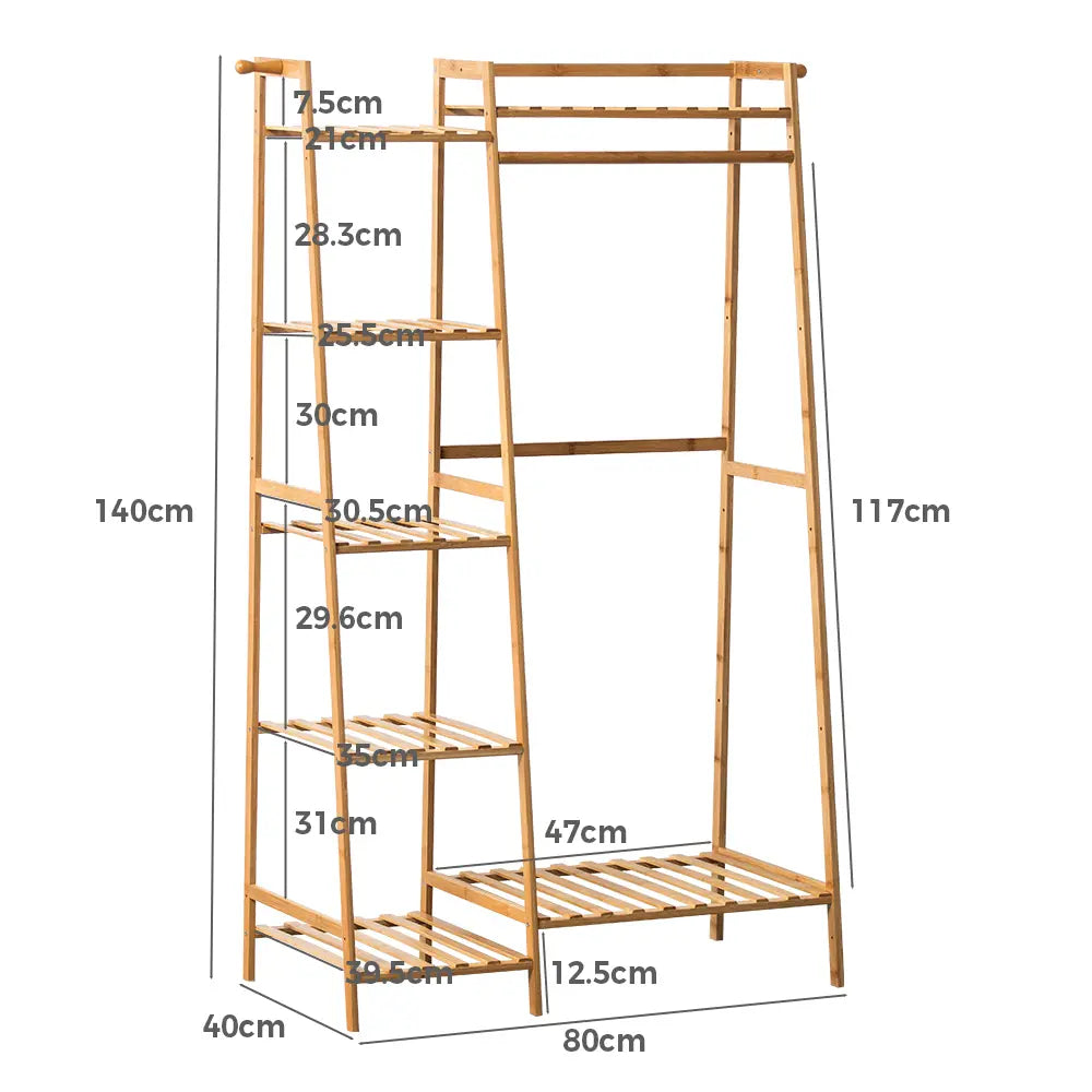 Billy Wooden Garment Rack 80CM